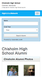 Mobile Screenshot of chisholmhighschool.org